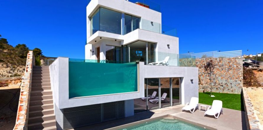 Villa Benidorm, Alicante, Spagna 4 camere da letto, 307 mq. N° 45948