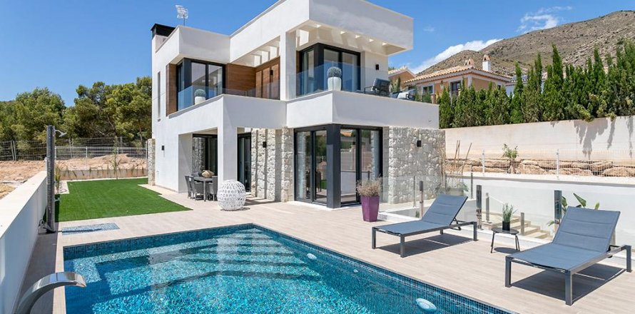 Villa Finestrat, Alicante, Spānijā 4 istabas, 228 m2 Nr. 34539