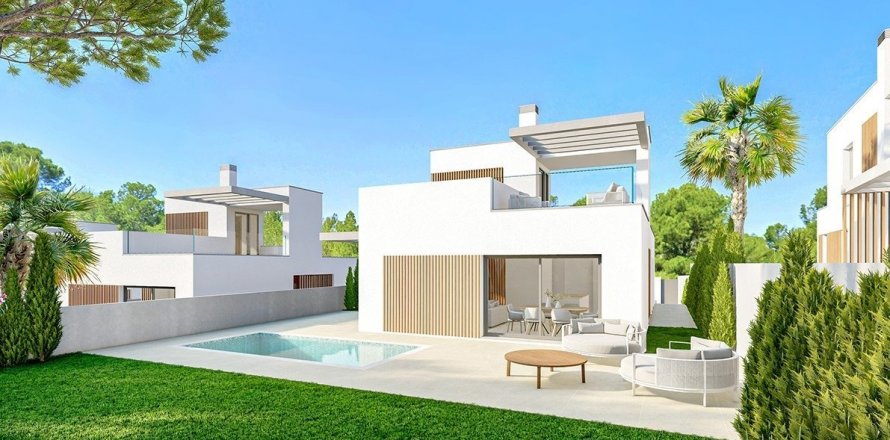 Villa Finestrat, Alicante, Spānijā 3 istabas, 230 m2 Nr. 35849