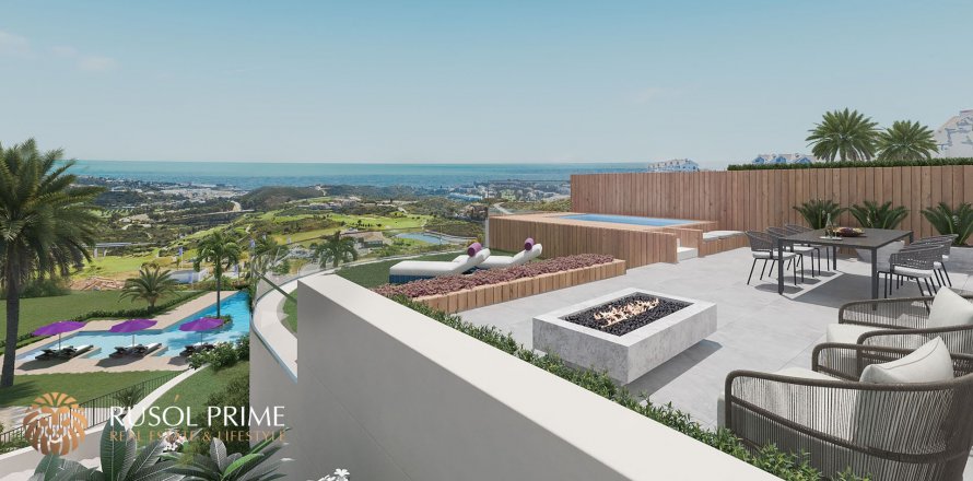 Penthauss Mijas, Malaga, Spānijā 3 istabas, 184 m2 Nr. 38552