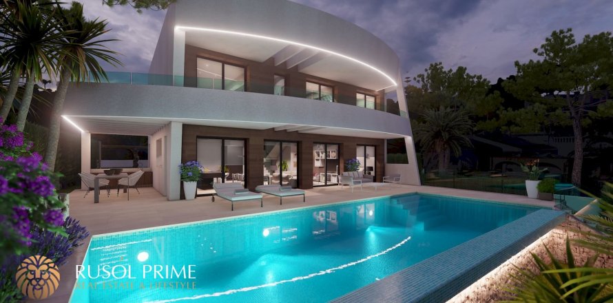 Villa Moraira, Alicante, Spānijā 4 istabas, 450 m2 Nr. 39576