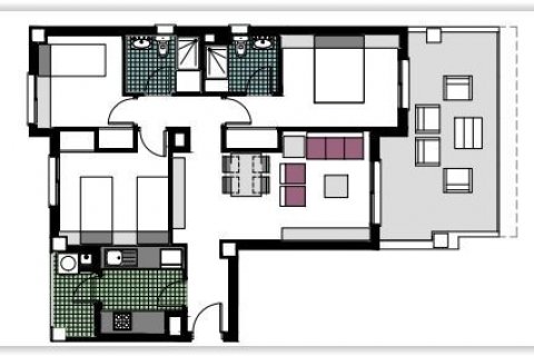 Dzīvoklis pārdošanā Pilar de la Horadada, Alicante, Spānijā 3 istabas, 102 m2 Nr. 45801 - attēls 10