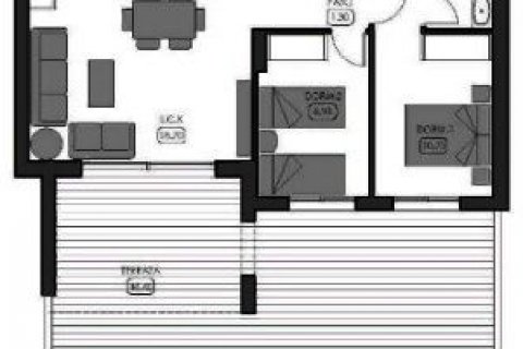 Penthauss pārdošanā Punta Prima, Alicante, Spānijā 2 istabas, 102 m2 Nr. 42014 - attēls 10