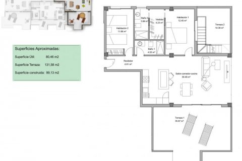 Penthauss pārdošanā El Campello, Alicante, Spānijā 2 istabas, 231 m2 Nr. 45160 - attēls 7