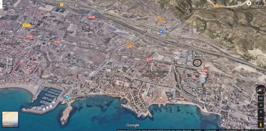 Zemes gabals El Campello, Alicante, Spānijā Nr. 44081