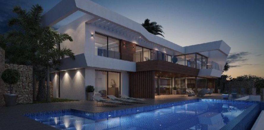 Villa Moraira, Alicante, Spānijā 4 istabas, 450 m2 Nr. 44294