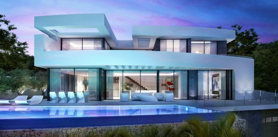 Villa Moraira, Alicante, Spānijā 4 istabas, 369 m2 Nr. 43293