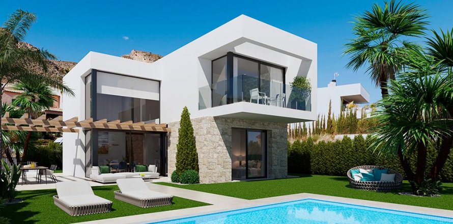 Villa Finestrat, Alicante, Spānijā 3 istabas, 148 m2 Nr. 46861