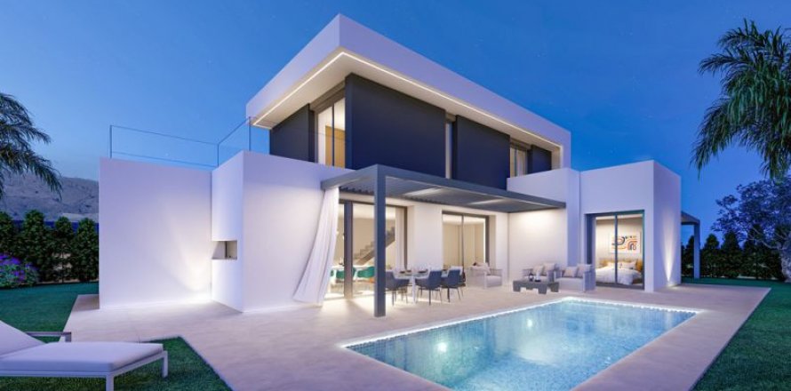 Villa Finestrat, Alicante, Spānijā 3 istabas, 227 m2 Nr. 41478
