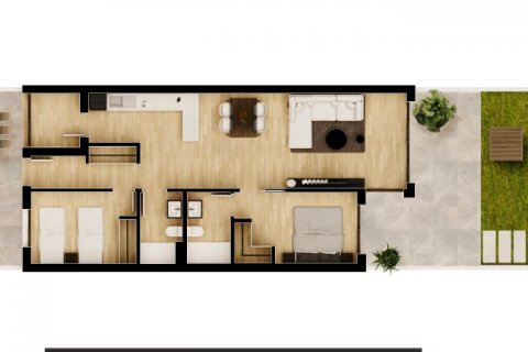 Dzīvoklis pārdošanā Alicante, Spānijā 2 istabas, 83 m2 Nr. 49263 - attēls 13