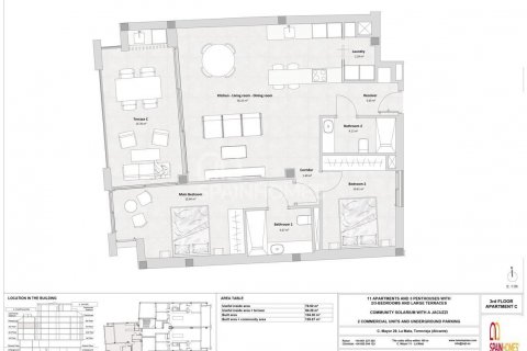 Penthauss pārdošanā Torrevieja, Alicante, Spānijā 3 istabas, 97 m2 Nr. 50502 - attēls 16