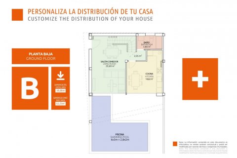 Villa pārdošanā Gran Alacant, Alicante, Spānijā 2 istabas,  Nr. 50695 - attēls 6