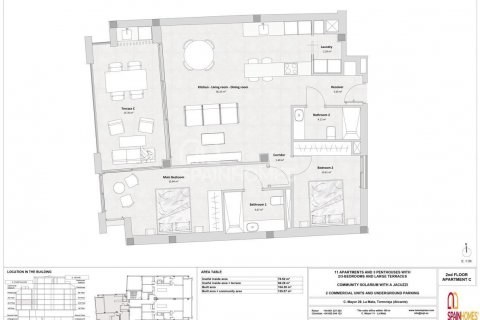 Penthauss pārdošanā Torrevieja, Alicante, Spānijā 3 istabas, 97 m2 Nr. 50502 - attēls 15