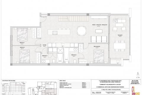 Penthauss pārdošanā Torrevieja, Alicante, Spānijā 3 istabas, 97 m2 Nr. 50502 - attēls 19