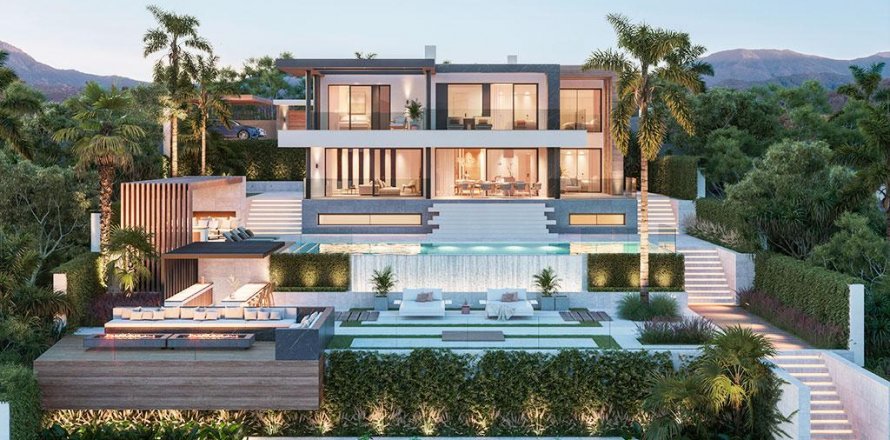 Villa Mijas Costa, Malaga, Spānijā 4 istabas, 399 m2 Nr. 52900