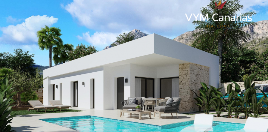Villa Finestrat, Alicante, Spānijā 3 istabas, 150 m2 Nr. 55012