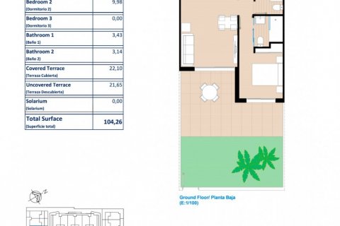 Dzīvoklis pārdošanā Pilar de la Horadada, Alicante, Spānijā 2 istabas, 71 m2 Nr. 56328 - attēls 10