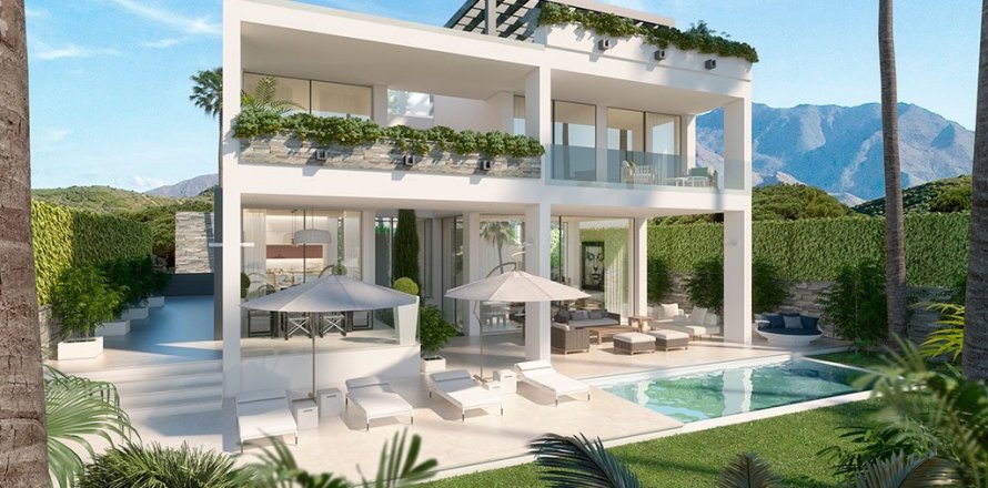 Villa Estepona, Malaga, Spānijā 3 istabas, 496 m2 Nr. 62265