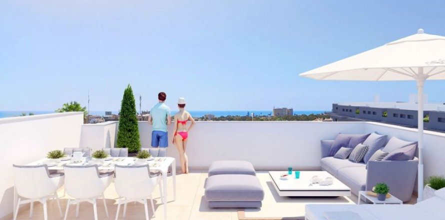 Penthouse w Alicante, Hiszpania 3 sypialnie, 262 mkw. nr 42235