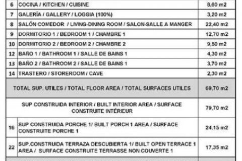 Apartament w Los Arenales Del Sol, Alicante, Hiszpania 2 sypialnie, 123 mkw. nr 42563 – zdjęcie 9