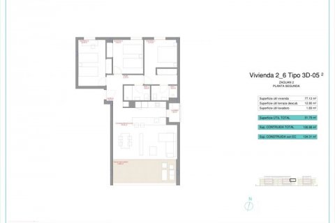 Penthouse w Javea, Alicante, Hiszpania 3 sypialnie, 134 mkw. nr 42524 – zdjęcie 9