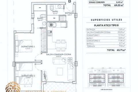 Продажа пентхауса Фуэнхирола, Малага, Испания 2 спальни, 69м2 №38706 - фото 4