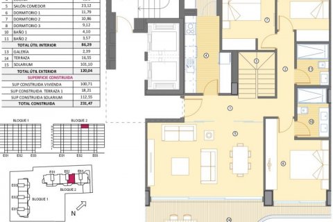 Продажа пентхауса Аликанте, Испания 3 спальни, 231м2 №44725 - фото 10