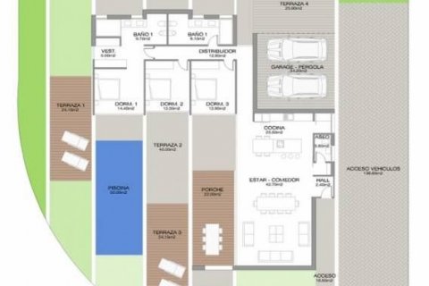 Продажа виллы Финестрат, Аликанте, Испания 3 спальни, 180м2 №46409 - фото 4