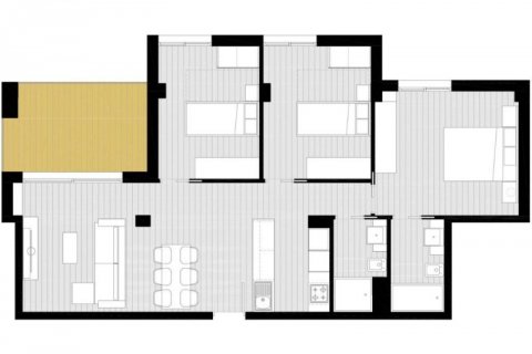 Продажа квартиры в Вилламартин, Аликанте, Испания 3 спальни, 85м2 №43858 - фото 4