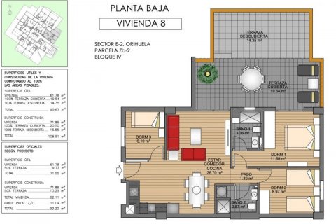 Продажа квартиры в Вилламартин, Аликанте, Испания 3 спальни, 109м2 №43468 - фото 9