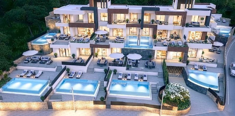 Таунхаус Бенидорм, Аликанте, Испания 3 спальни, 230м2 №45113