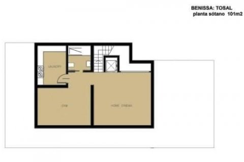 Продажа виллы Бенисса, Аликанте, Испания 3 спальни, 350м2 №44423 - фото 7