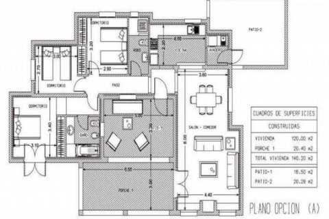 Продажа виллы Бенидорм, Аликанте, Испания 3 спальни, 185м2 №46529 - фото 5
