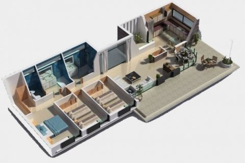 Продажа виллы Дения, Аликанте, Испания 3 спальни, 137м2 №45381 - фото 3