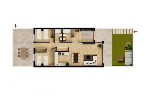 Продажа квартиры в Гран Алакант, Аликанте, Испания 3 спальни, 88м2 №48143 - фото 20