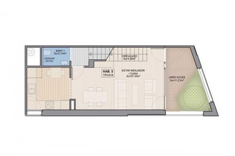 Продажа квартиры Барселона, Испания 2 спальни, 154м2 №49804 - фото 13