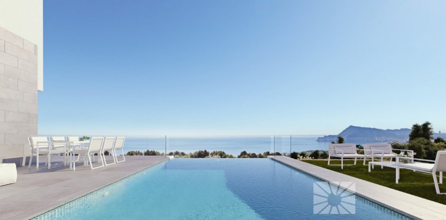 Villa i Altea, Alicante, Spanien 4 sovrum, 254 kvm. Nr. 12533