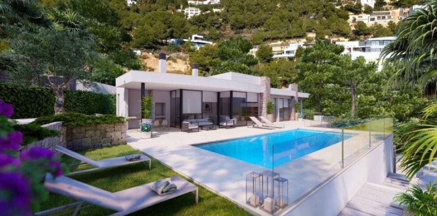 Villa i Benissa, Alicante, Spanien 3 sovrum, 455 kvm. Nr. 42170