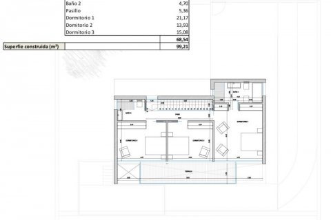 Villa till salu i Benidorm, Alicante, Spanien 3 sovrum, 286 kvm. Nr. 44209 - foto 8