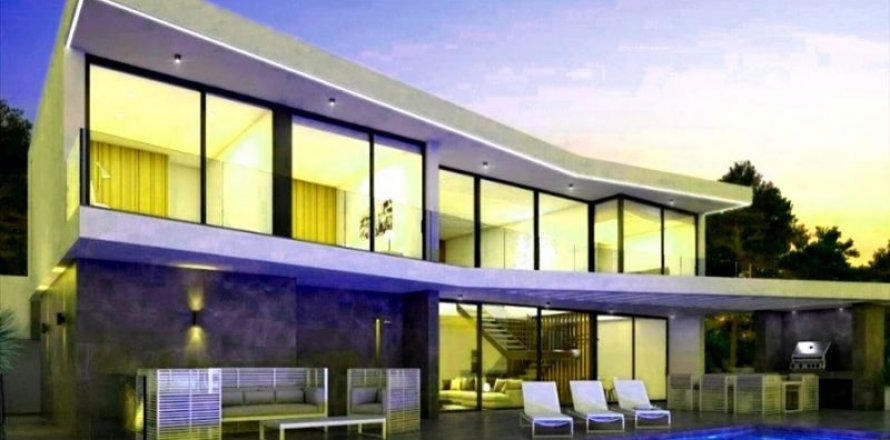 Villa i Moraira, Alicante, Spanien 3 sovrum, 548 kvm. Nr. 44828