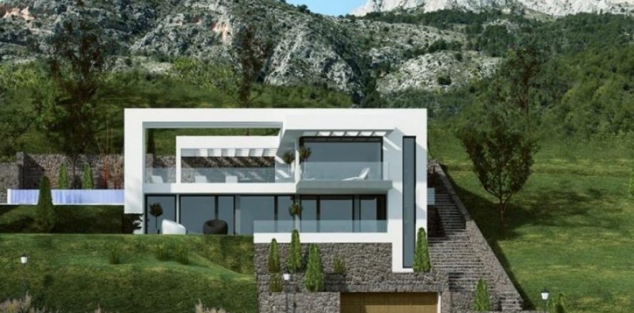Villa i Finestrat, Alicante, Spanien 3 sovrum, 710 kvm. Nr. 46276