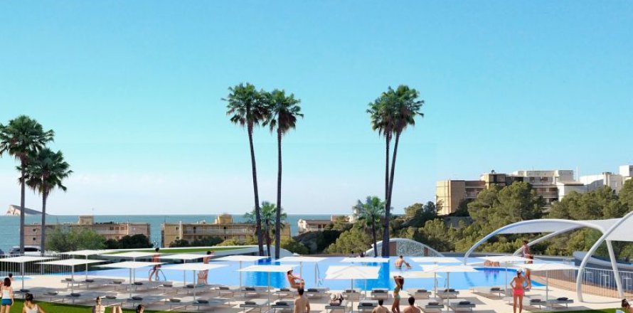 Lägenhet Benidorm, Alicante, Spanien 2 sovrum, 110 kvm. Nr. 43803