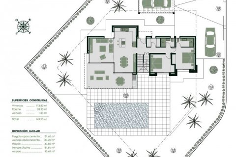 Villa till salu Benissa, Alicante, Spanien 3 sovrum, 392 kvm. Nr. 42731 - foto 10