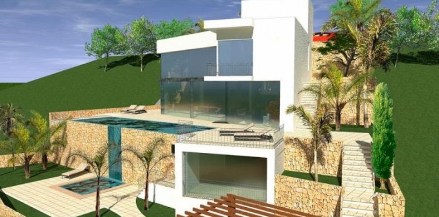 Villa i Benissa, Alicante, Spanien 3 sovrum, 500 kvm. Nr. 44361