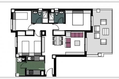 Lägenhet till salu i Pilar de la Horadada, Alicante, Spanien 3 sovrum, 102 kvm. Nr. 45799 - foto 10