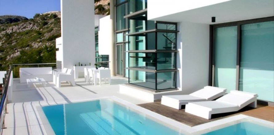 Villa i Altea, Alicante, Spanien 4 sovrum, 486 kvm. Nr. 45662