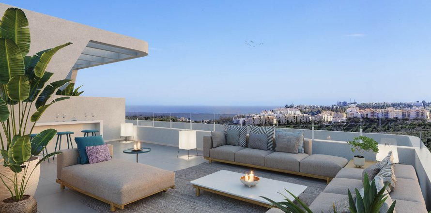 Tvåvåningslägenhet i BahiaMijas, Malaga, Spanien 2 sovrum, 98.69 kvm. Nr. 54719