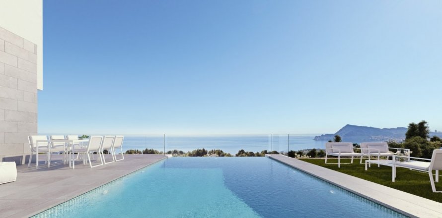 Villa i Altea La Vella, Alicante, Spanien 4 sovrum, 505 kvm. Nr. 56280