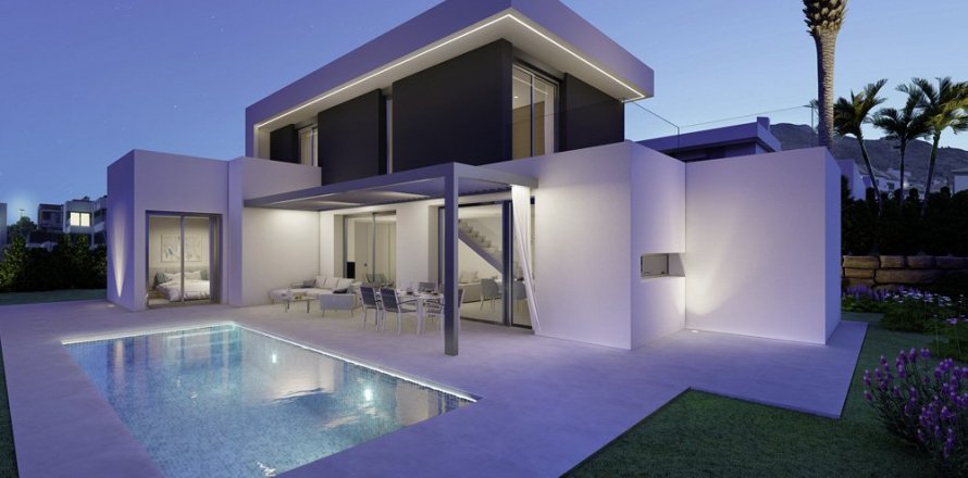 Villa i Benidorm, Alicante, Spanien 3 sovrum, 167 kvm. Nr. 59025