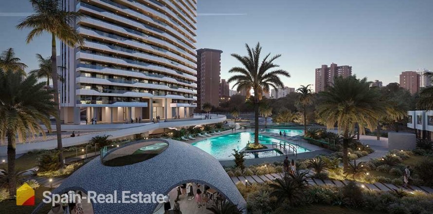 Apartment in Benidorm, Alicante, Spain 3 bedrooms, 129.32 sq.m. No. 1309